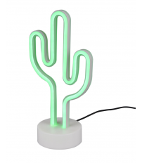 R55220101 LAMPARA SOBREMESA EFECTO NEON CACTUS TRIO