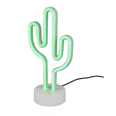 R55220101 LAMPARA SOBREMESA EFECTO NEON CACTUS TRIO