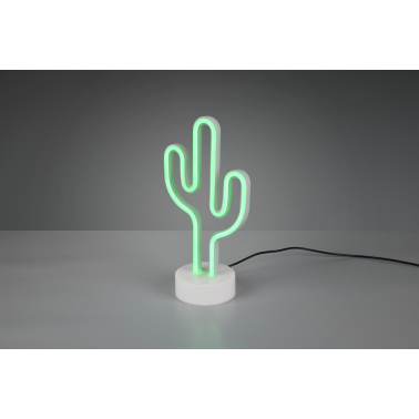 R55220101 LAMPARA SOBREMESA EFECTO NEON CACTUS TRIO