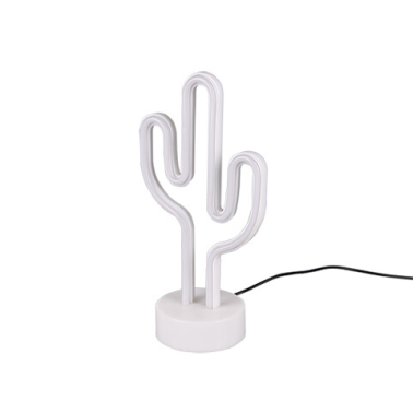 R55220101 LAMPARA SOBREMESA EFECTO NEON CACTUS TRIO