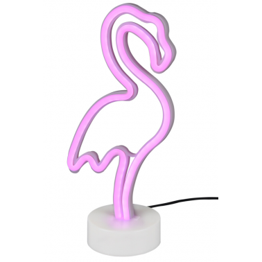 R55240101 LAMPARA SOBREMESA EFECTO NEON FLAMENCO TRIO