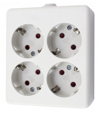 1002504/B BL BASE 4T CUADRADA S/CABLE S/INTER F-BR