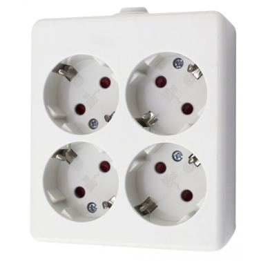 1002504/B BL BASE 4T CUADRADA S/CABLE S/INTER F-BR