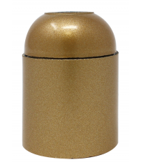 H038831 PORTALAMPARAS E27 DORADO LISO KOALA