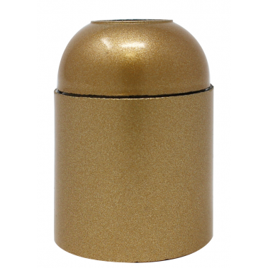 H038831 PORTALAMPARAS E27 DORADO LISO KOALA