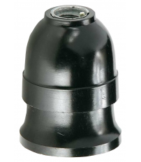 1200242-N PORTALAMPARAS REFORZADO E27 NEGRO