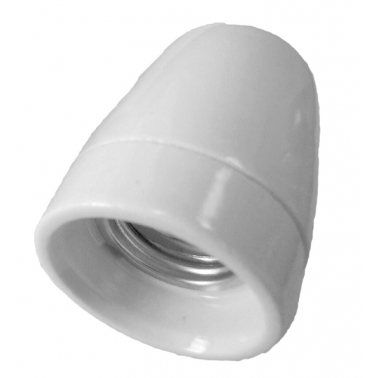 1200545 PORTALAMPARAS CERAMICO VINTAGE BLANCO E27