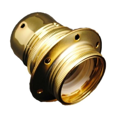 1200604-D PORTALAMPARAS DECORATIVO DORADO E27