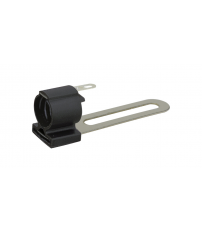 12.001/N PORTALAMPARAS E10 NEGRO CON GUIA