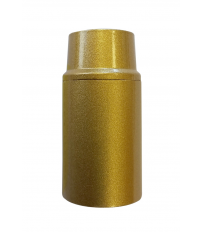 H038829 PORTALAMPARAS E14 CUERPO LISO DORADO