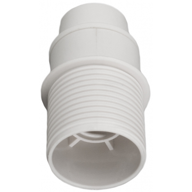 6584CTB PORTALAMPARAS E14 BLANCO CON TOPE