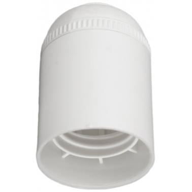 6829CLB-U PORTALAMPARAS LISO E27 BLANCO SOLERA