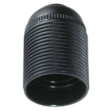 6829CRN PORTALAMPARAS ROSCADO E27 NEGRO SOLERA