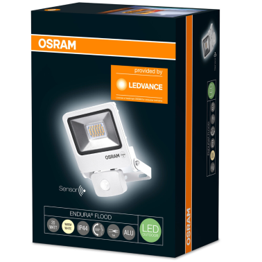 239692 PROYECTOR LED SENSOR 20W 3000K IP44 OSRAM