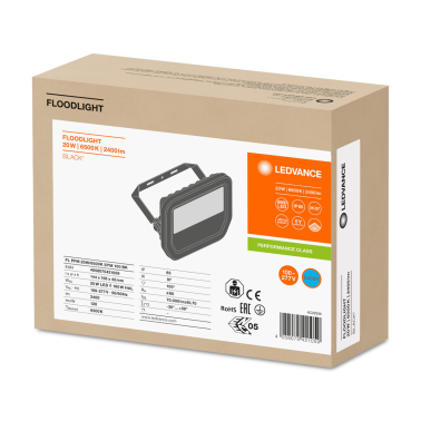 421059 PROYECTOR LED NEGRO 20W 6500K LEDVANCE