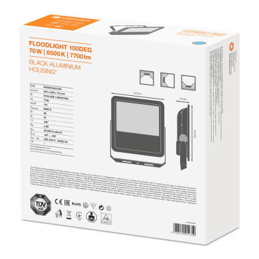 422483 PROYECTOR LED NEGRO 70W 6500K LEDVANCE
