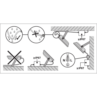 421202 PROYECTOR LED BLANCO 30W 6500K 3600Lm LEDVANCE