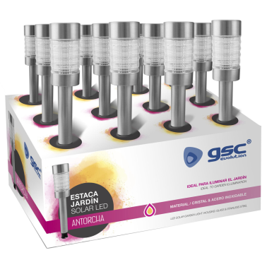 0705366 ESTACA LED SOLAR NIQUEL ANTORCHA GSC