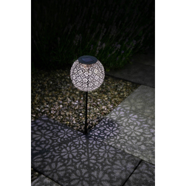 G2001 BALIZA SOLAR RETRO METALICA 45cm GALIX