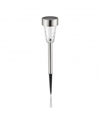 G18 5u ESTACA SOLAR FRIA INOX + DIFUSOR VIDRIO 37cm GALIX