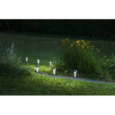 G18 5u ESTACA SOLAR FRIA INOX + DIFUSOR VIDRIO 37cm GALIX