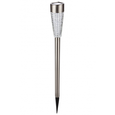 G2231 BALIZA SOLAR FRIA INOX + DIFUSOR VIDRIO 79cm GALIX