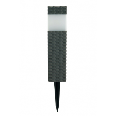G2114 BALIZA SOLAR FRIA RESINA TRENZADA 38cm GALIX