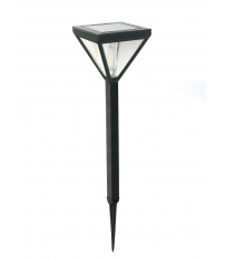 G2233 ESTACA SOLAR CALIDA INOX + DIFUSOR VIDRIO 56cm GALIX