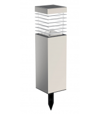 1517 BALIZA SOLAR FRIA INOX + DIFUSOR PLASTICO 47cm GALIX