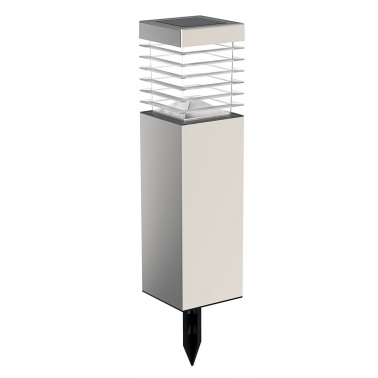 1517 BALIZA SOLAR FRIA INOX + DIFUSOR PLASTICO 47cm GALIX