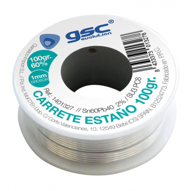 001401327 100g. CARRETE DE ESTAÑO 1mm. AL 60% GSC