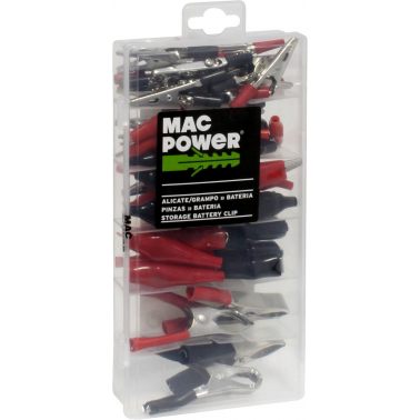66675 CAJA 28 PINZAS PARA BATERIA SURTIDAS MAC POWER