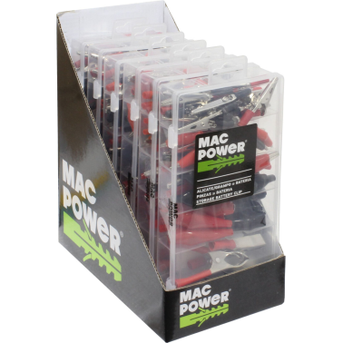 66675 CAJA 28 PINZAS PARA BATERIA SURTIDAS MAC POWER