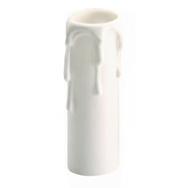 853 FUNDA VELA BLANCA C/GOTAS 28x68mm SOLERA