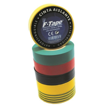 2400007-R CINTA AISLANTE 10x19 ROJA F-TAPE