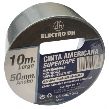 04.440/10/G 10m. GRIS-CINTA .SUPER TAPE.