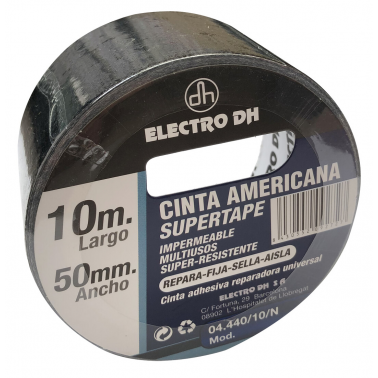 04.440/10/N 10m. NEGRA-CINTA .SUPER TAPE