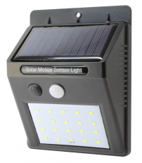 81.774/N MINI APLIQUE SOLAR LED NEGRO 4W SENSOR