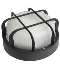 7200NLED APLIQUE LED REDONDO NEGRO REJ 6W IP44