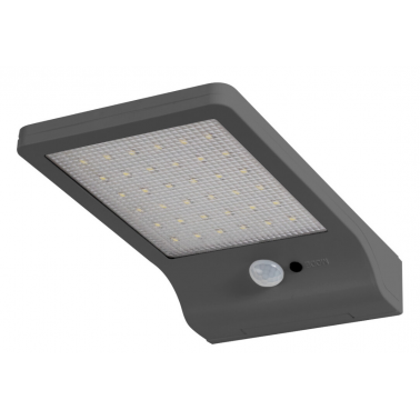 267862 APLIQUE SOLAR LED SENSOR 3W 4000K GRIS