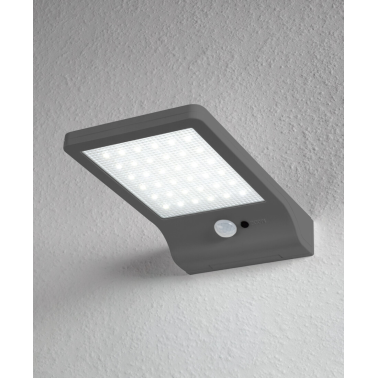 267862 APLIQUE SOLAR LED SENSOR 3W 4000K GRIS