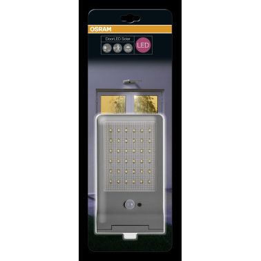 267862 APLIQUE SOLAR LED SENSOR 3W 4000K GRIS