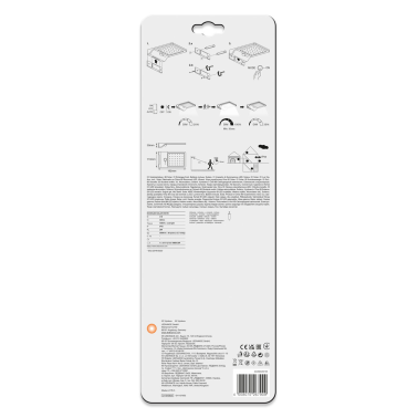 267862 APLIQUE SOLAR LED SENSOR 3W 4000K GRIS