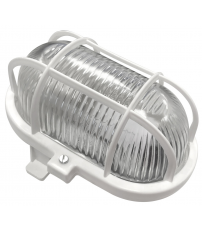 7004B APLIQUE ESTANCO OVAL BLANCO E27 FENOPLASTICA