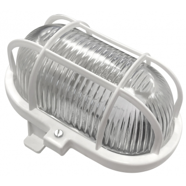 7004B APLIQUE ESTANCO OVAL BLANCO E27 FENOPLASTICA