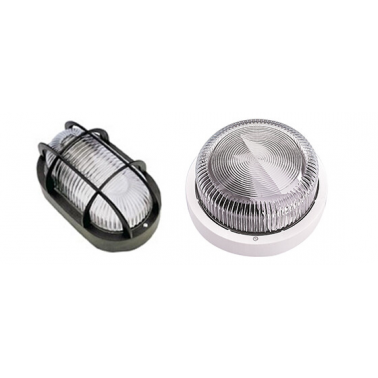 VIDRIO APLIQUE REDONDO 100W.
