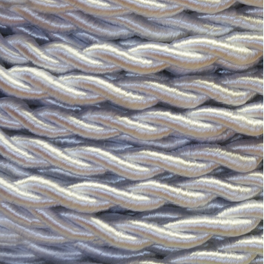 25 METROS CABLE TRENZADO SEDA 2x0,75 BLANCO (01)