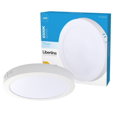 600505002 DOWNLIGHT SUPERFICIE LED REDONDO BLANCO 18W 6500K TIKAN LIBERTINA
