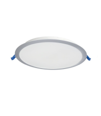 201000103 DOWNLIGHT EMPOTRABLE LED REDONDO BELUR 18W 6500K GRIS GSC