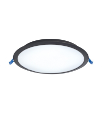 201000104 DOWNLIGHT EMPOTRABLE LED REDONDO BELUR 18W 4000K NEGRO GSC